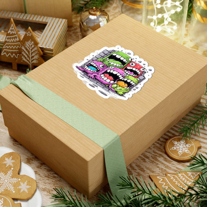 Kiss-Cut Stickers - Cool Monsters Printify