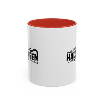 Accent Coffee Mug - Happy halloween by super kiddo Printify