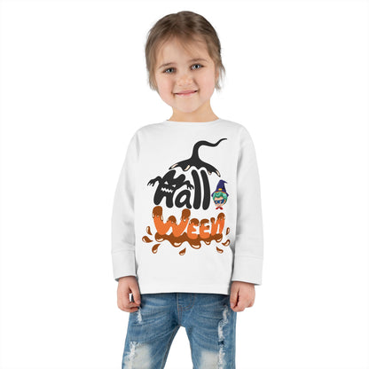 Toddler Long Sleeve Tee - Holloween Printify