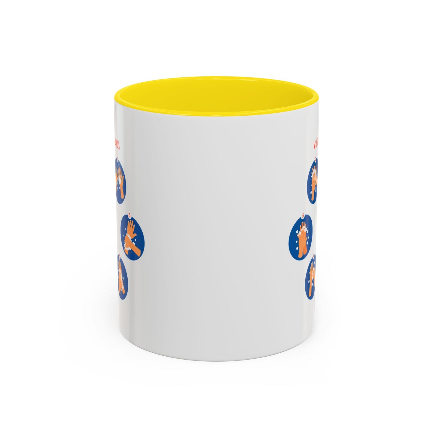 Accent Coffee Mug - Super kiddo teaching how to wash hands