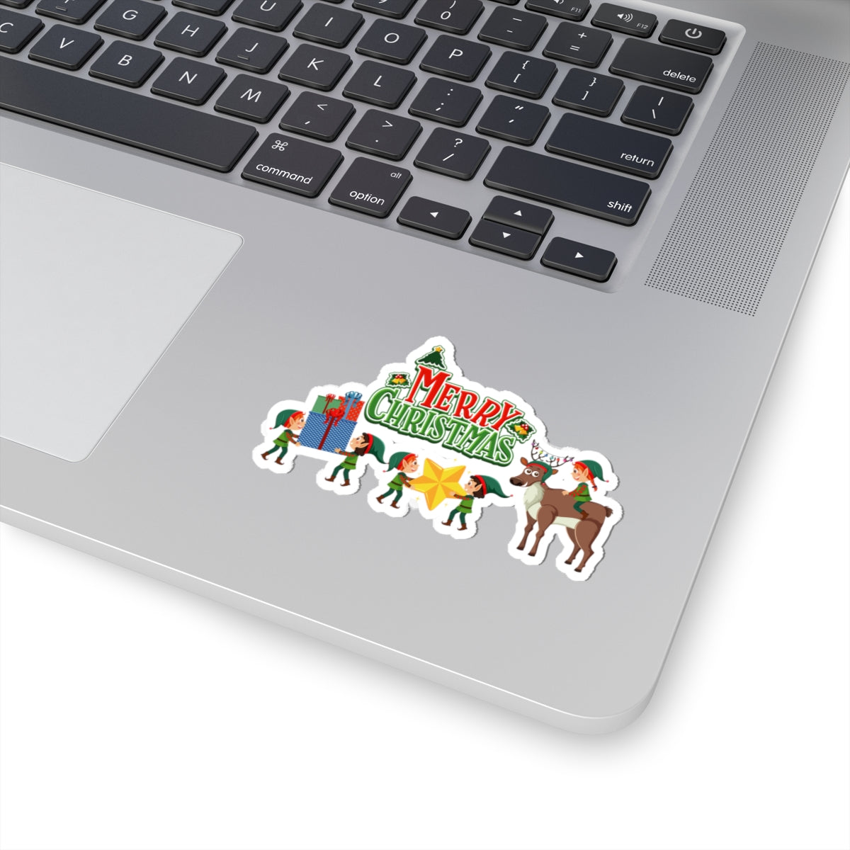 Kiss-Cut Stickers - Merry christmas and reindeer - [[{"value":"Wonderwear Kid"}]]