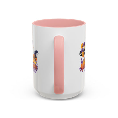 Accent Coffee Mug - Happy halloween trick or treat - [[{"value":"Wonderwear Kid"}]]
