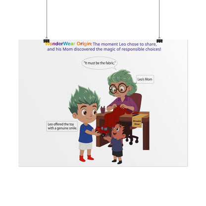 Rolled Posters - WonderWear Origin - [[{"value":"Wonderwear Kid"}]]