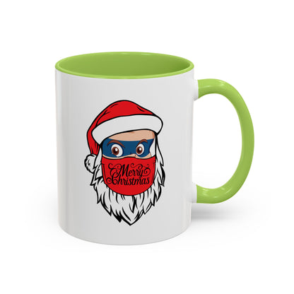 Accent Coffee Mug - Santa Super kiddo - [[{"value":"Wonderwear Kid"}]]