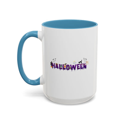 Accent Coffee Mug - Holloween word Printify