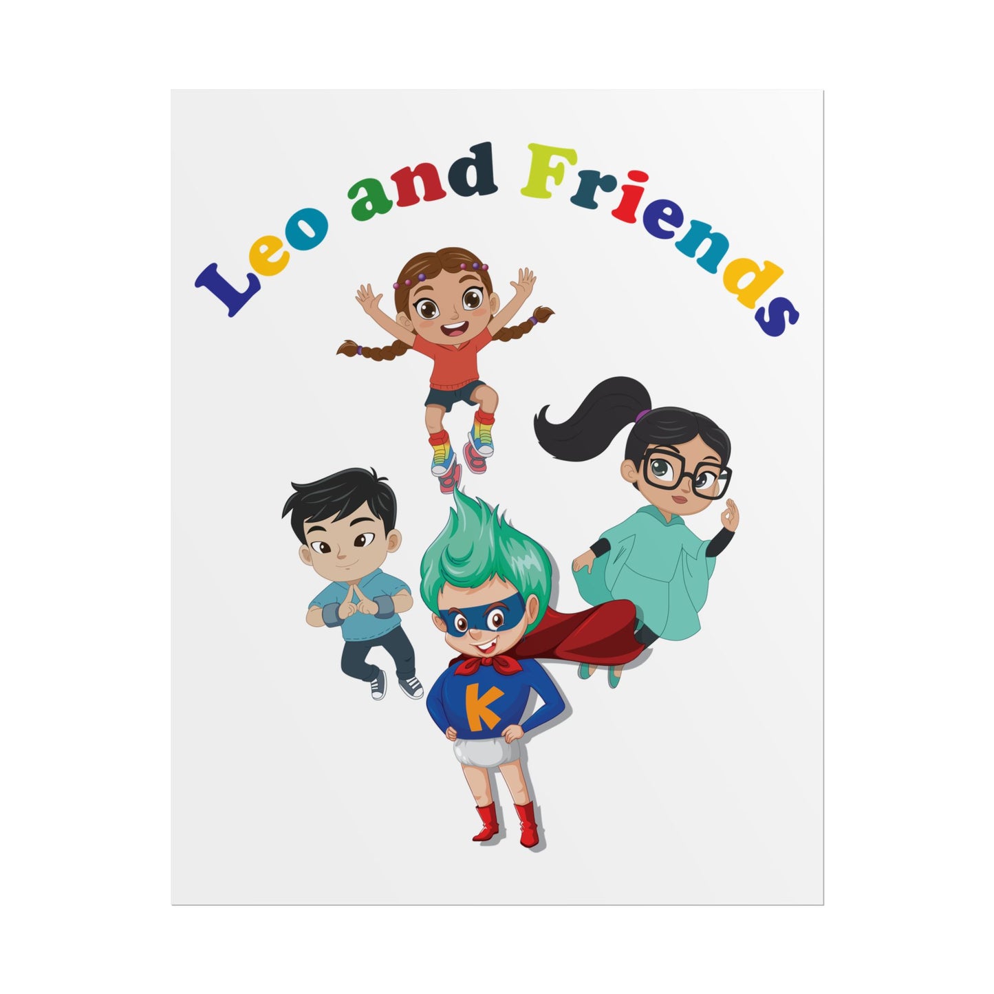 Rolled Posters - Leo & Friends - [[{"value":"Wonderwear Kid"}]]