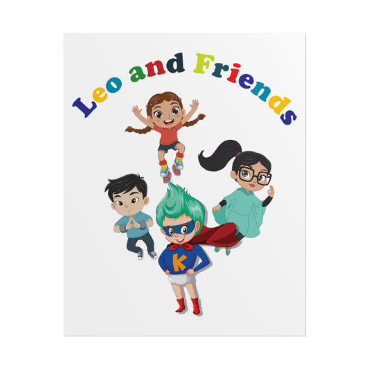 Rolled Posters - Leo & Friends - [[{"value":"Wonderwear Kid"}]]