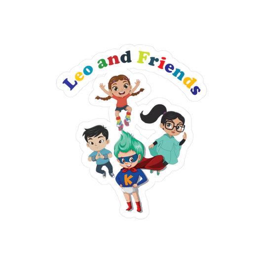 Halloween Kiss-Cut Vinyl Decals – Leo & Friends - [[{"value":"Wonderwear Kid"}]]