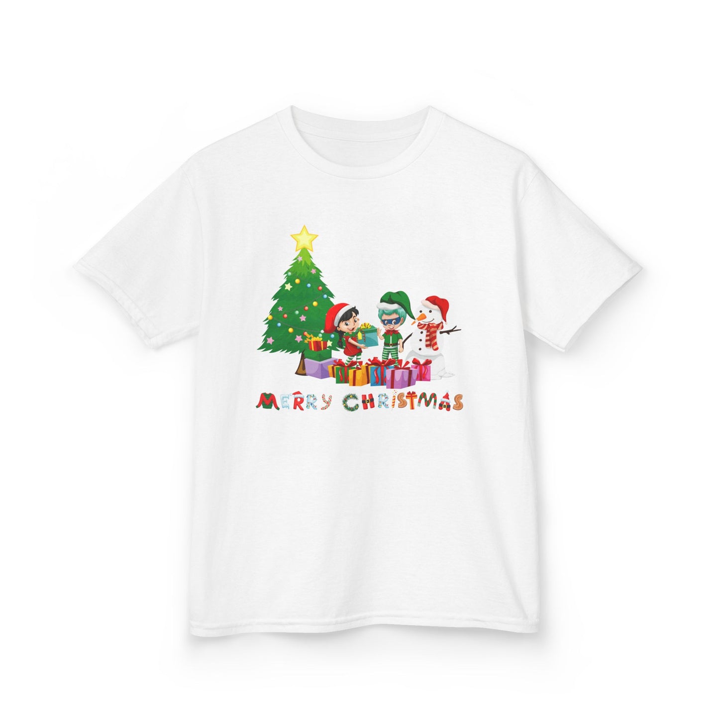 Kids Heavy Cotton™ Tee - Super kiddo preparing gifts - [[{"value":"Wonderwear Kid"}]]