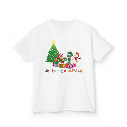 Kids Heavy Cotton™ Tee - Super kiddo preparing gifts - [[{"value":"Wonderwear Kid"}]]