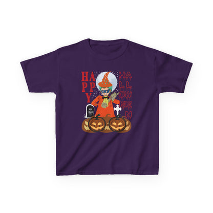 Kids Heavy Cotton™ Tee - Holloween design by super kiddo Printify