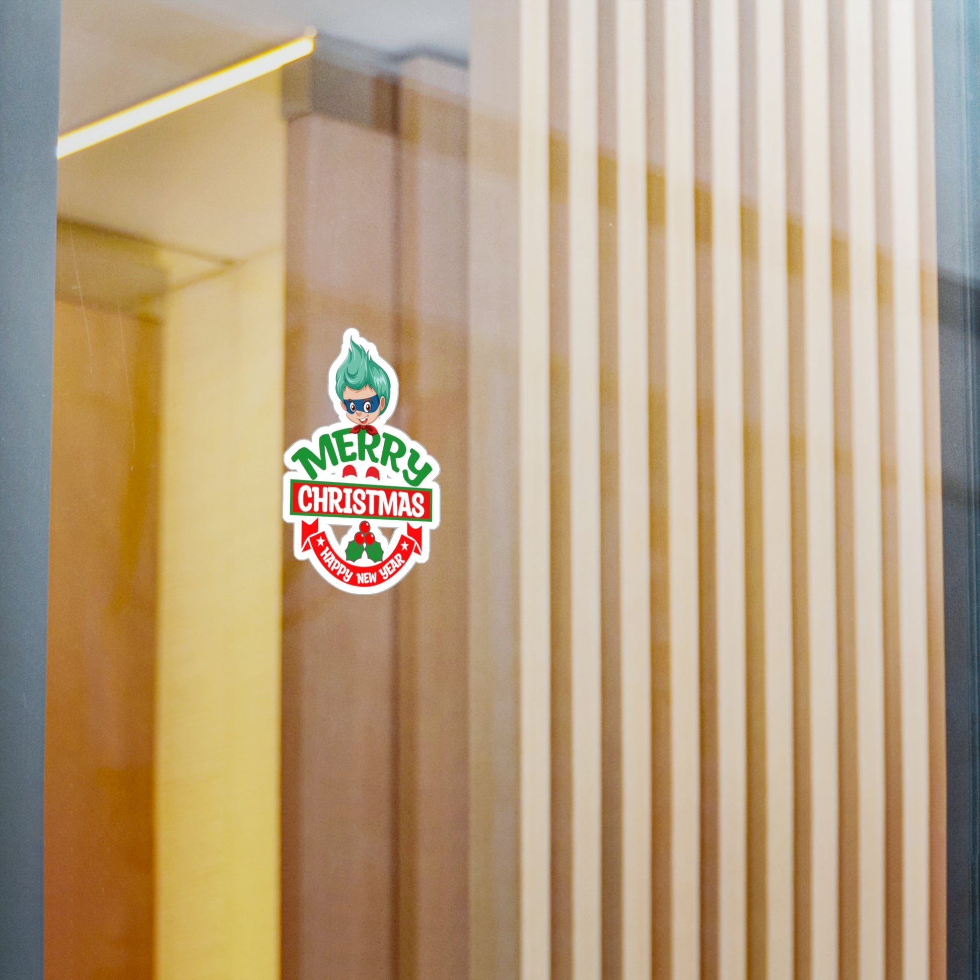 Christmas Kiss-Cut Vinyl Decals – Merry chridtmas from super kiddo - [[{"value":"Wonderwear Kid"}]]