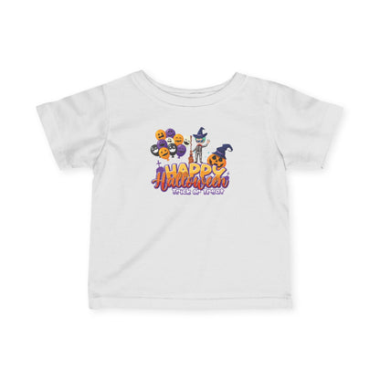 Infant Fine Jersey Tee - Happy halloween trick or treat - [[{"value":"Wonderwear Kid"}]]