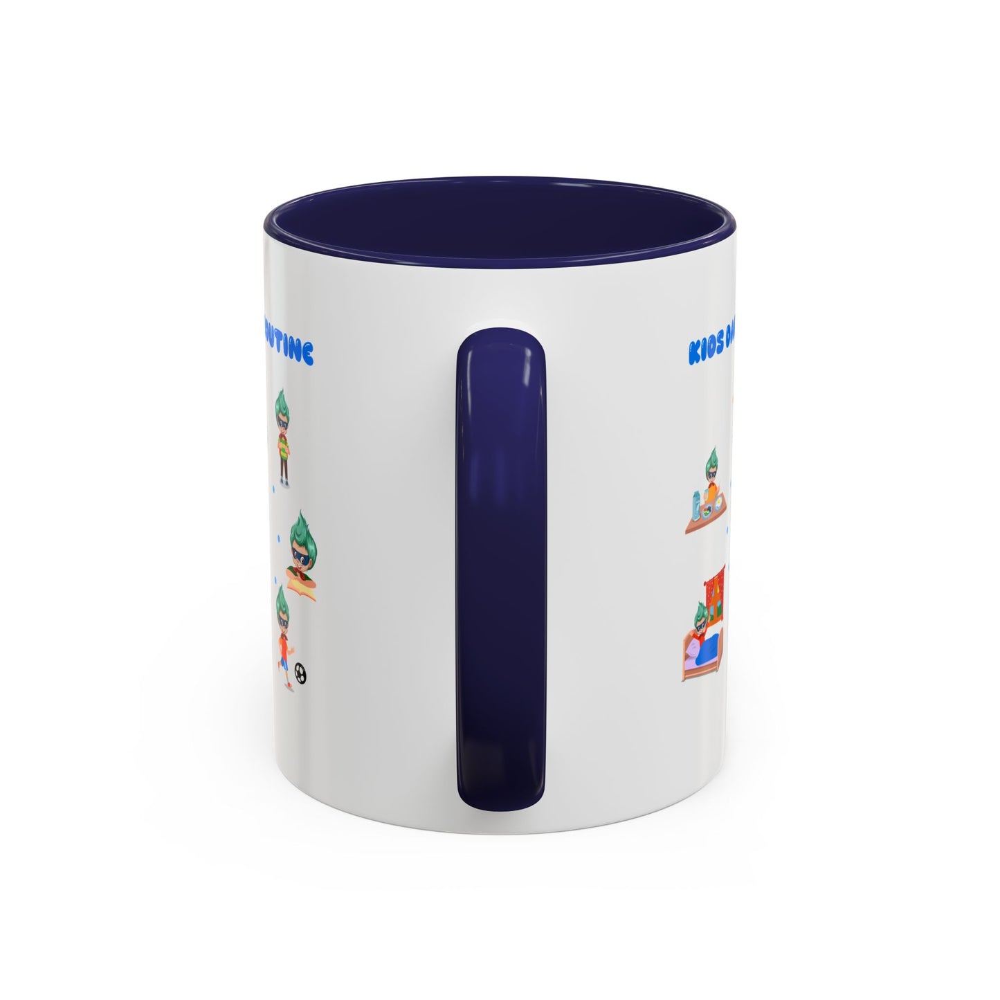 Accent Coffee Mug - Super kiddo daily routine