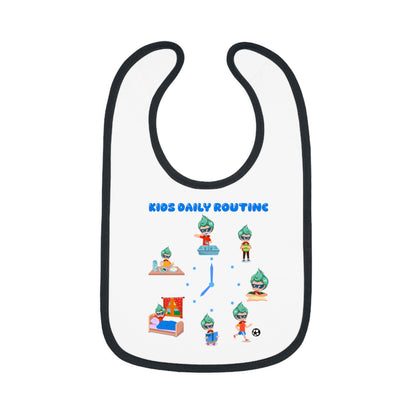 Baby Bib - Super kiddo daily routine - [[{"value":"Wonderwear Kid"}]]