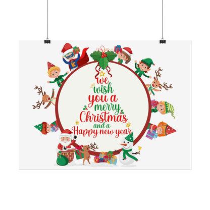 Rolled Posters - We wish you a merry christmas - [[{"value":"Wonderwear Kid"}]]