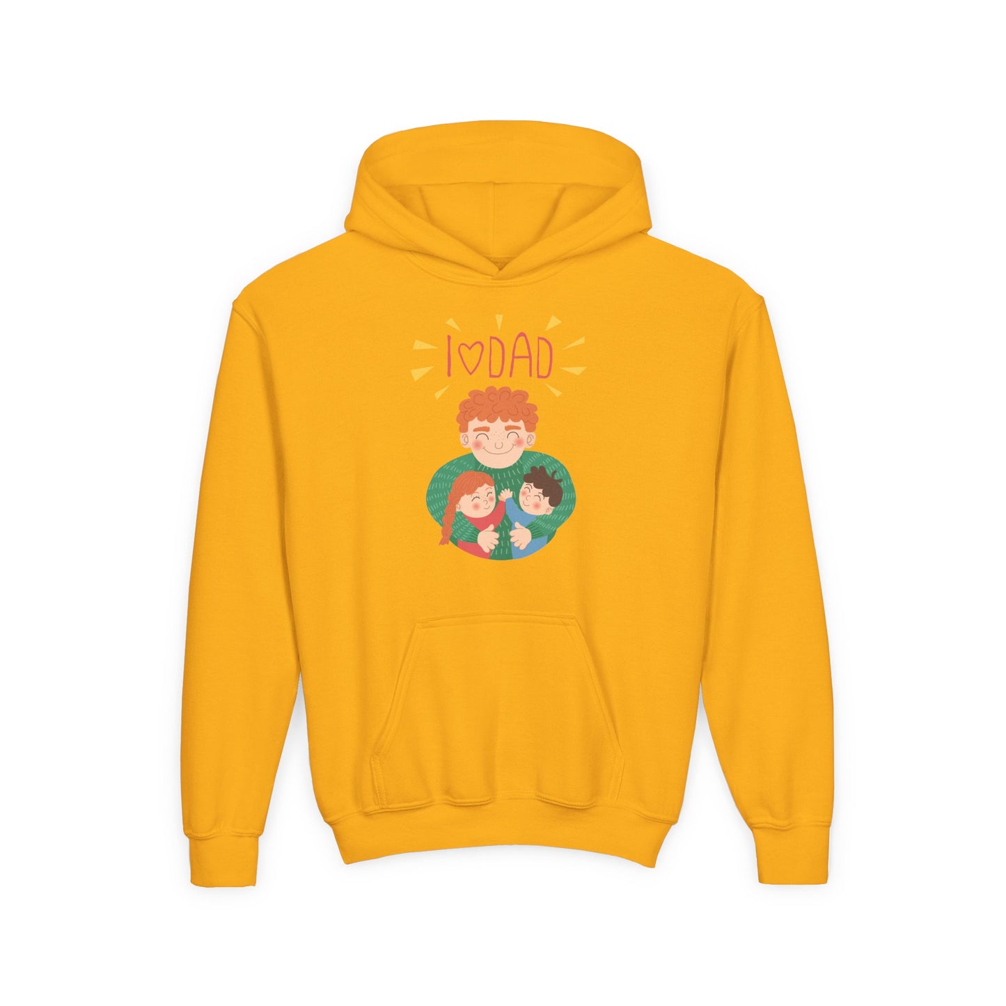 Youth Heavy Blend Hooded Sweatshirt - Daddys love