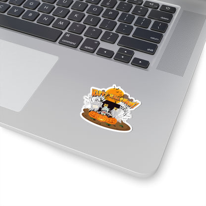 Kiss-Cut Stickers - Super kiddo with ghost - [[{"value":"Wonderwear Kid"}]]