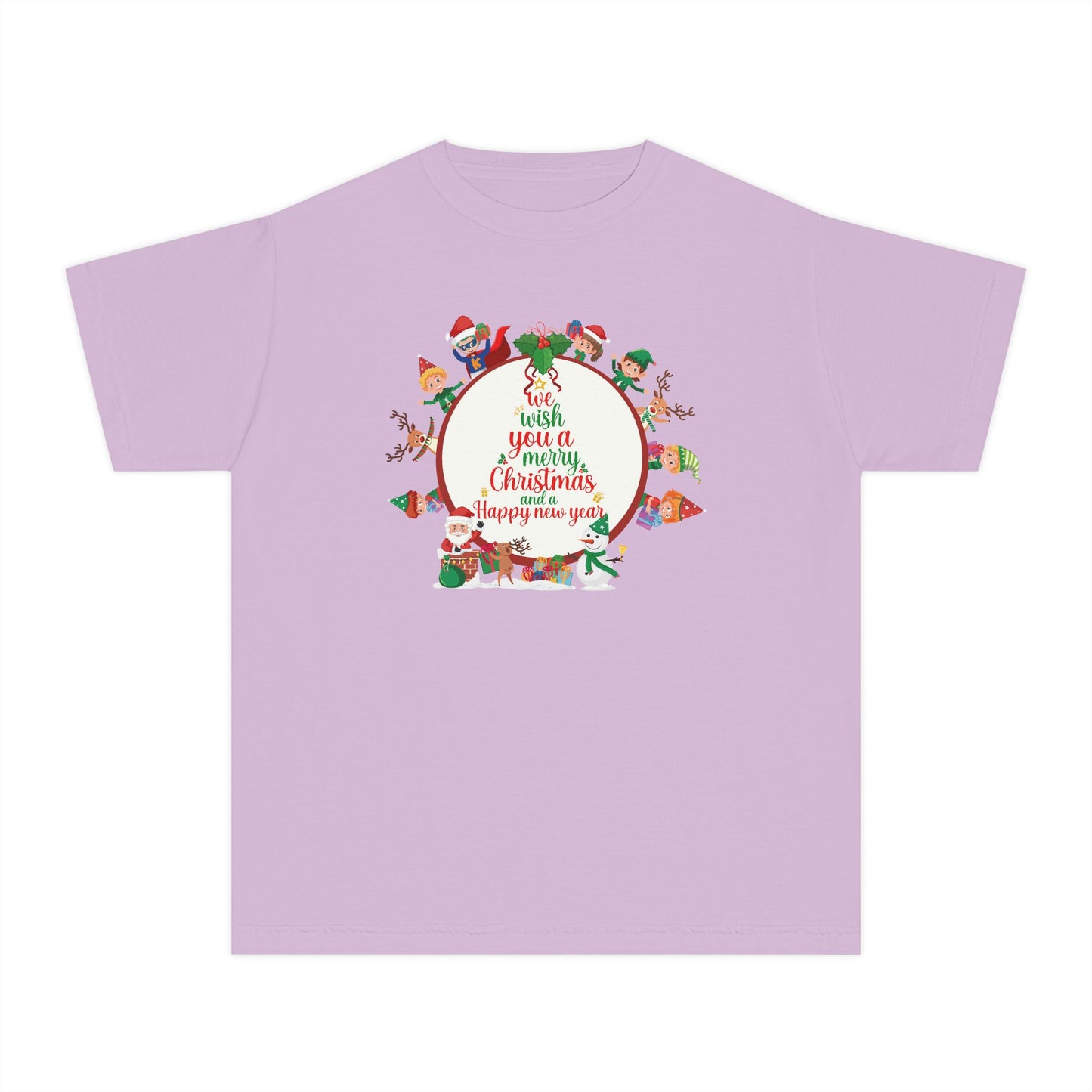 Youth Midweight Tee - We wish you a merry Christmas