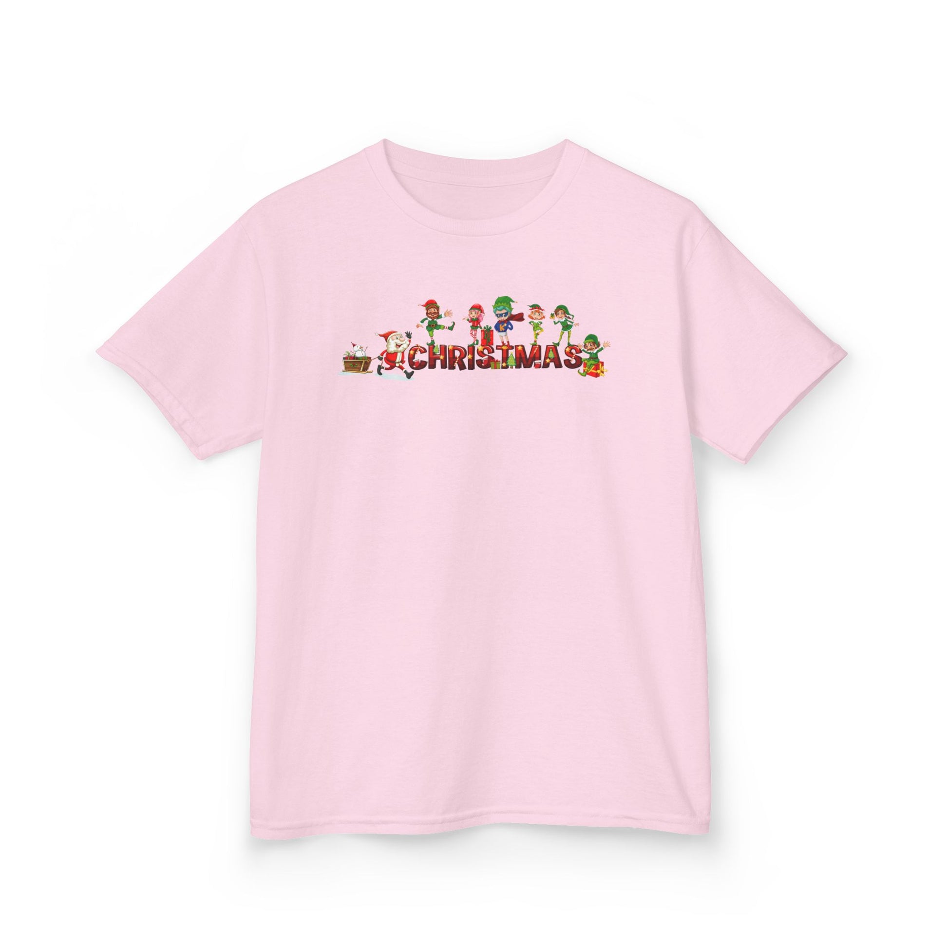 Kids Heavy Cotton™ Tee - Christmas with santa claus and friends - [[{"value":"Wonderwear Kid"}]]