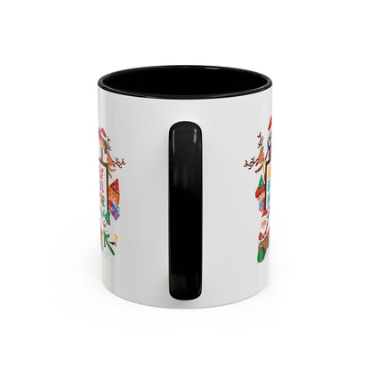 Accent Coffee Mug - Christmas alphabet with super kiddo - [[{"value":"Wonderwear Kid"}]]