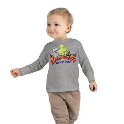 Toddler Long Sleeve Tee - Trick or Treat - [[{"value":"Wonderwear Kid"}]]