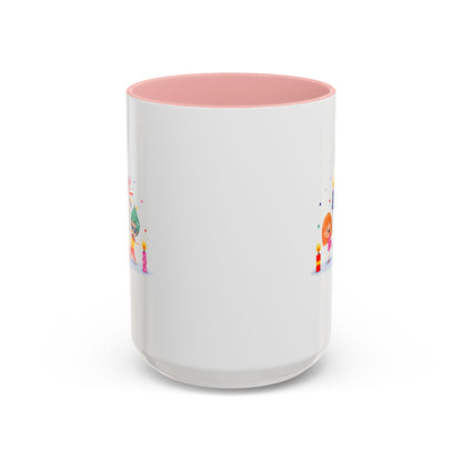 Accent Coffee Mug - Super kiddo lighting fireworks - [[{"value":"Wonderwear Kid"}]]