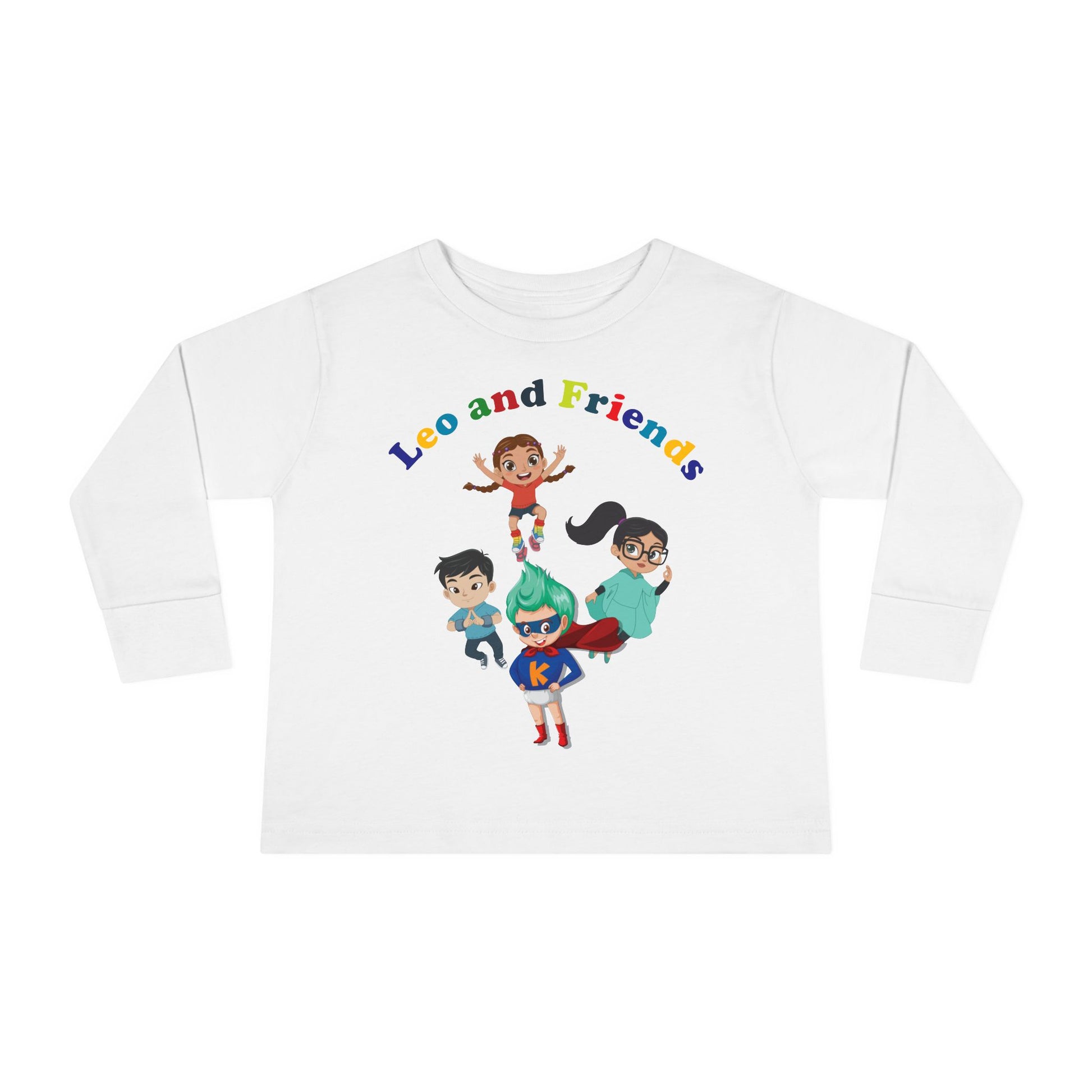 Toddler Long Sleeve Tee - Leo & Friends - [[{"value":"Wonderwear Kid"}]]