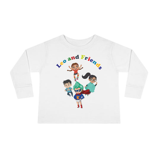 Toddler Long Sleeve Tee - Leo & Friends - [[{"value":"Wonderwear Kid"}]]