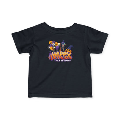 Infant Fine Jersey Tee - Happy halloween trick or treat - [[{"value":"Wonderwear Kid"}]]