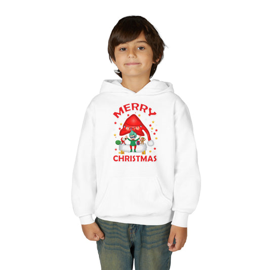 Youth Heavy Blend Hooded Sweatshirt - Merry christmas