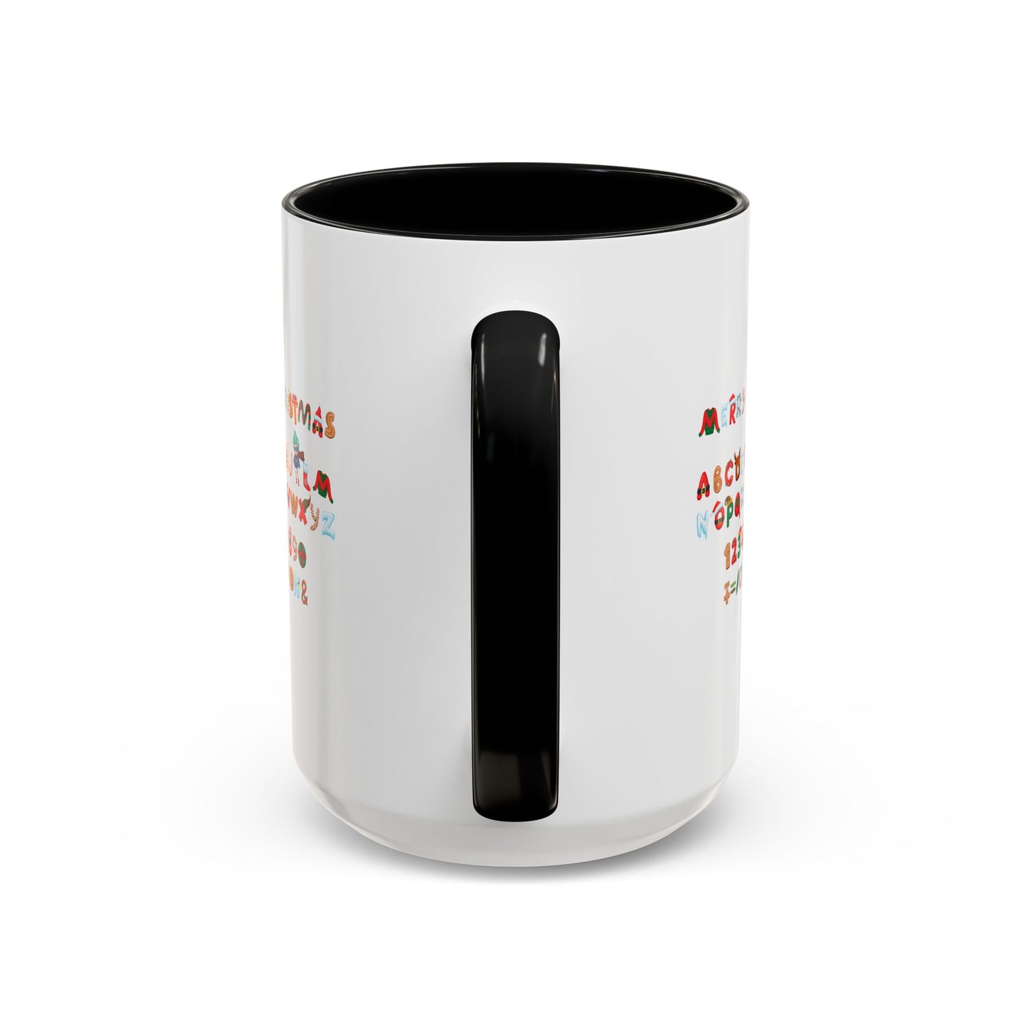 Accent Coffee Mug - Christmas alphabet