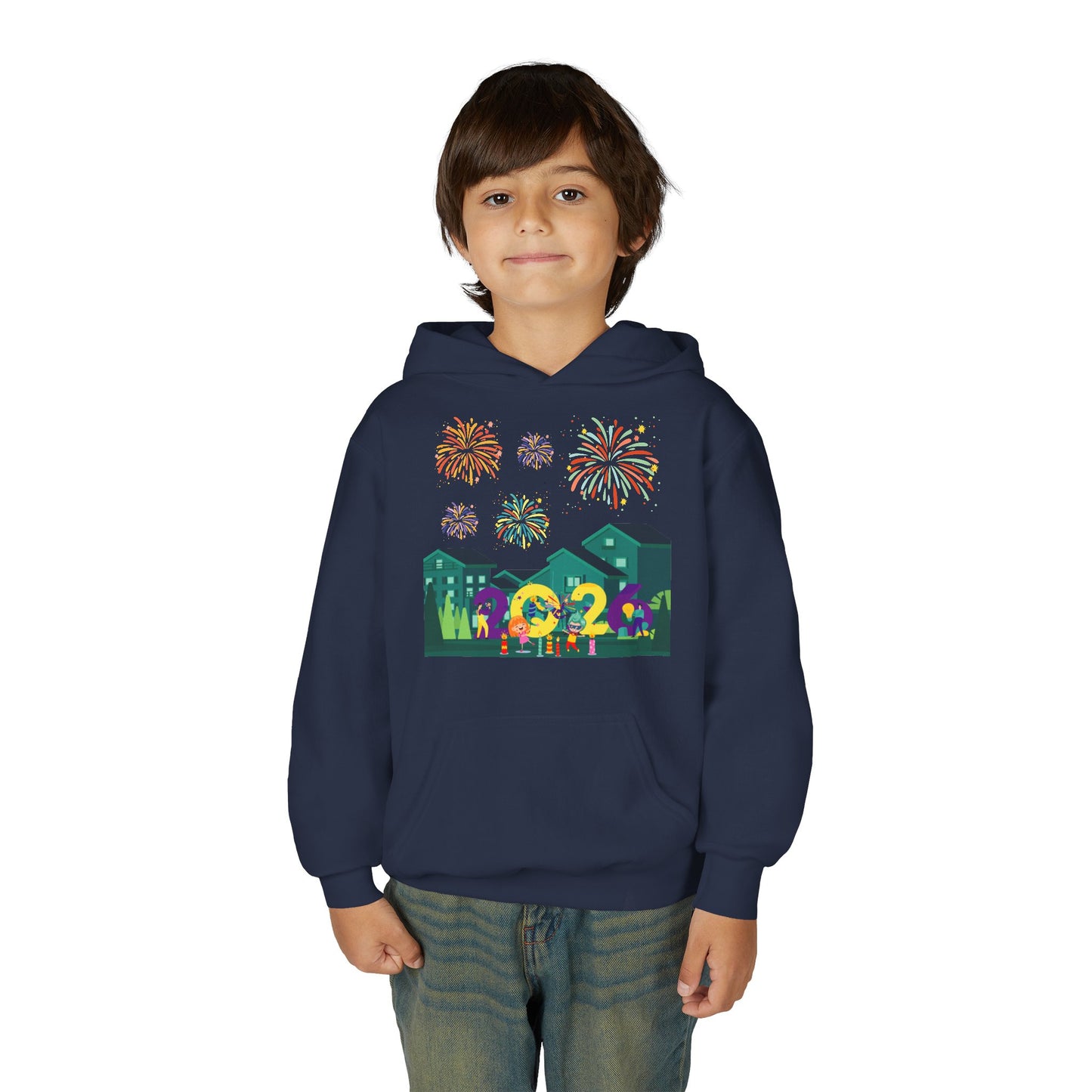 Youth Heavy Blend Hooded Sweatshirt - Super kiddo on house