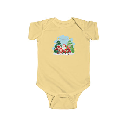 Infant Bodysuit - Super kiddo with santa claus - [[{"value":"Wonderwear Kid"}]]