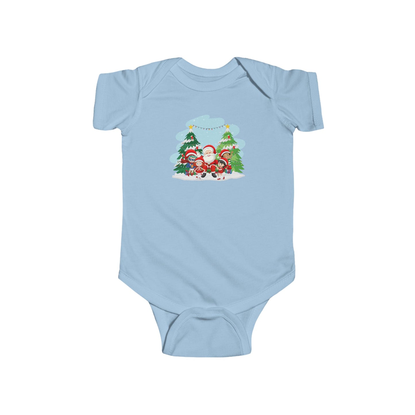 Infant Bodysuit - Super kiddo with santa claus - [[{"value":"Wonderwear Kid"}]]