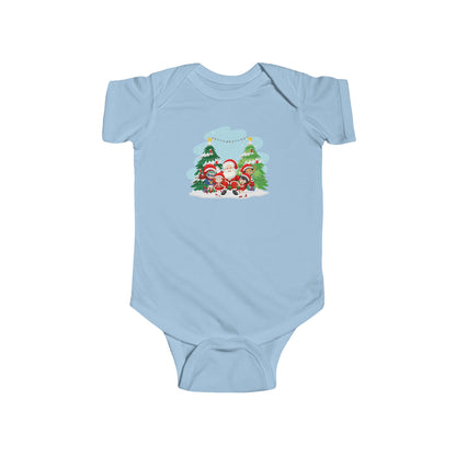 Infant Bodysuit - Super kiddo with santa claus - [[{"value":"Wonderwear Kid"}]]