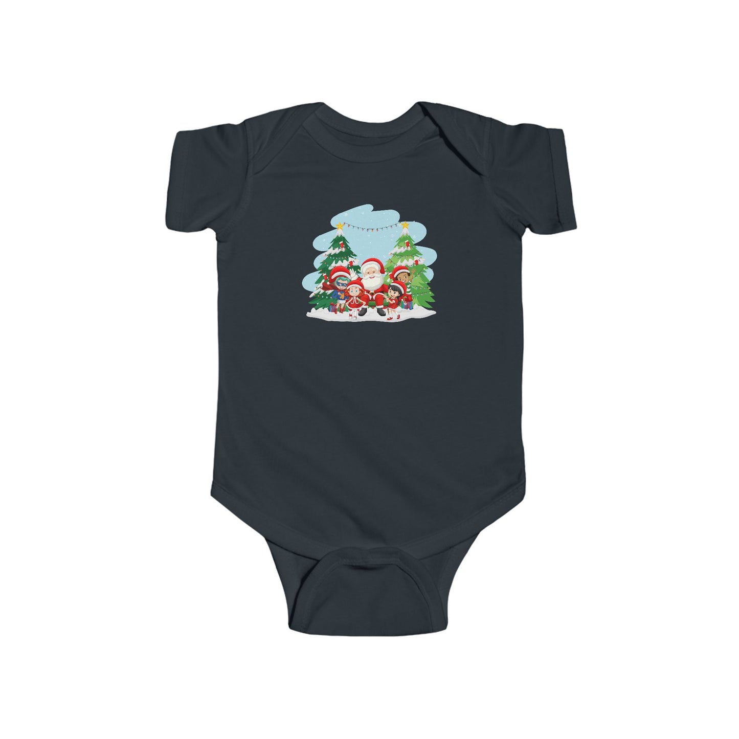 Infant Bodysuit - Super kiddo with santa claus - [[{"value":"Wonderwear Kid"}]]