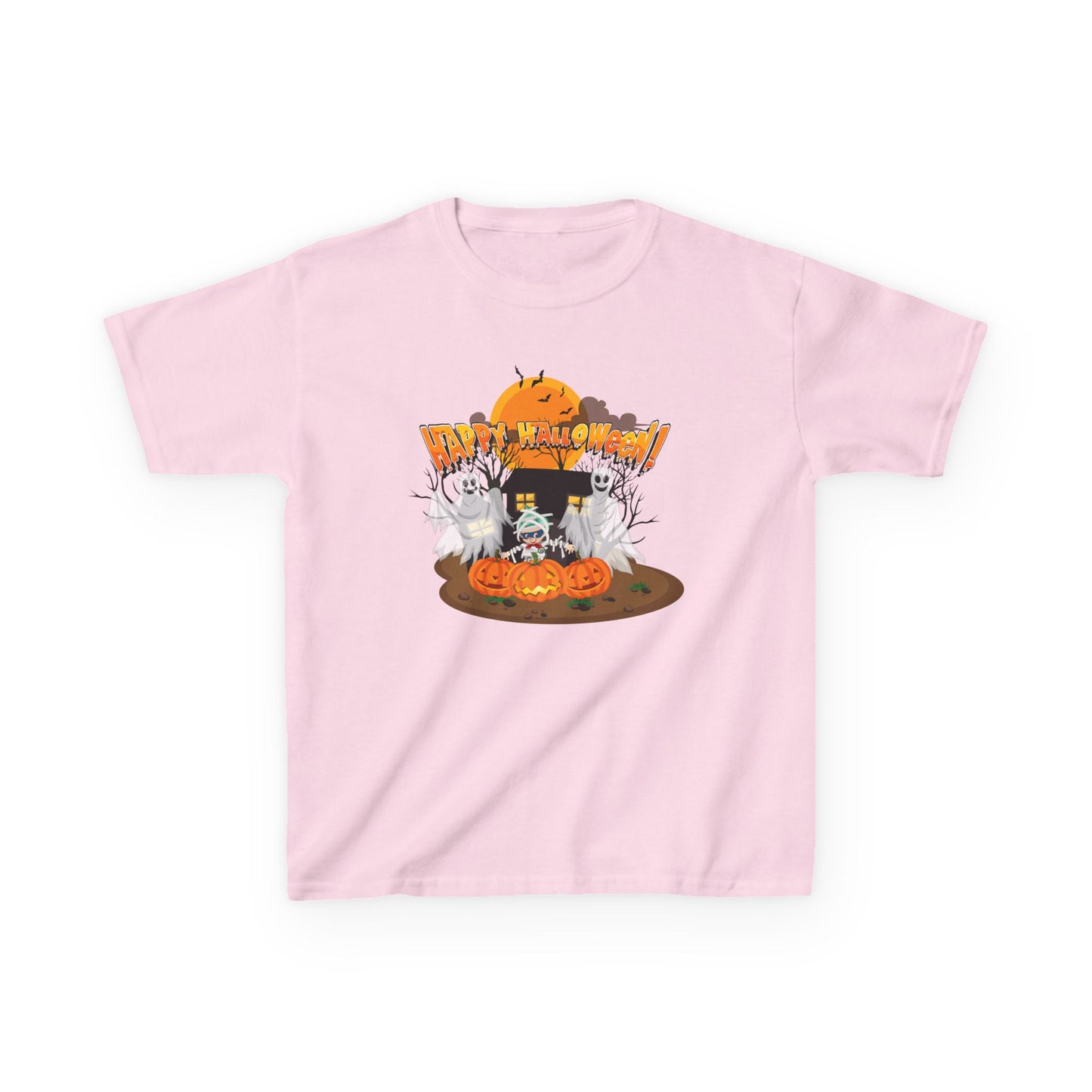 Kids Heavy Cotton™ Tee - Super kiddo with ghost - [[{"value":"Wonderwear Kid"}]]