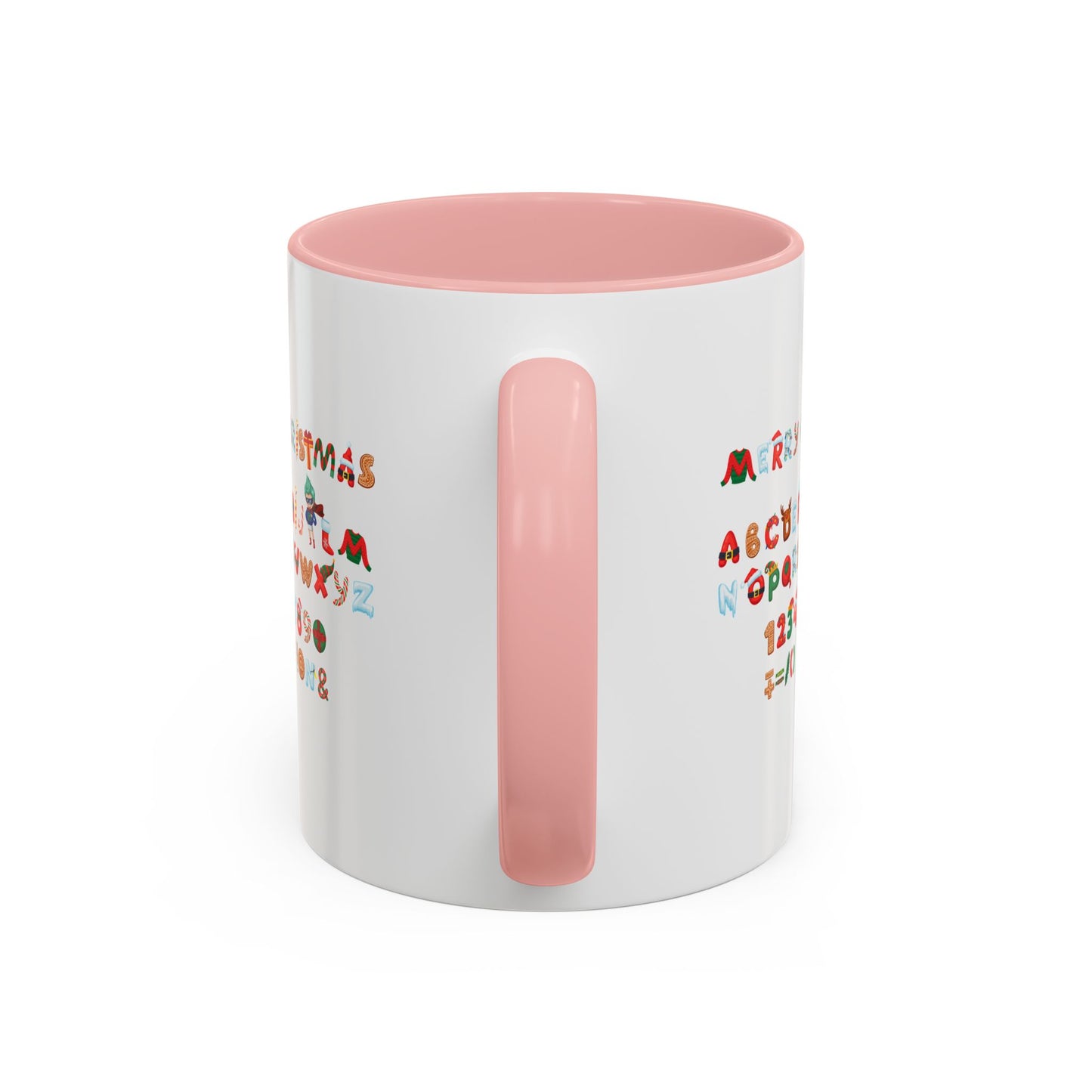 Accent Coffee Mug - Christmas alphabet
