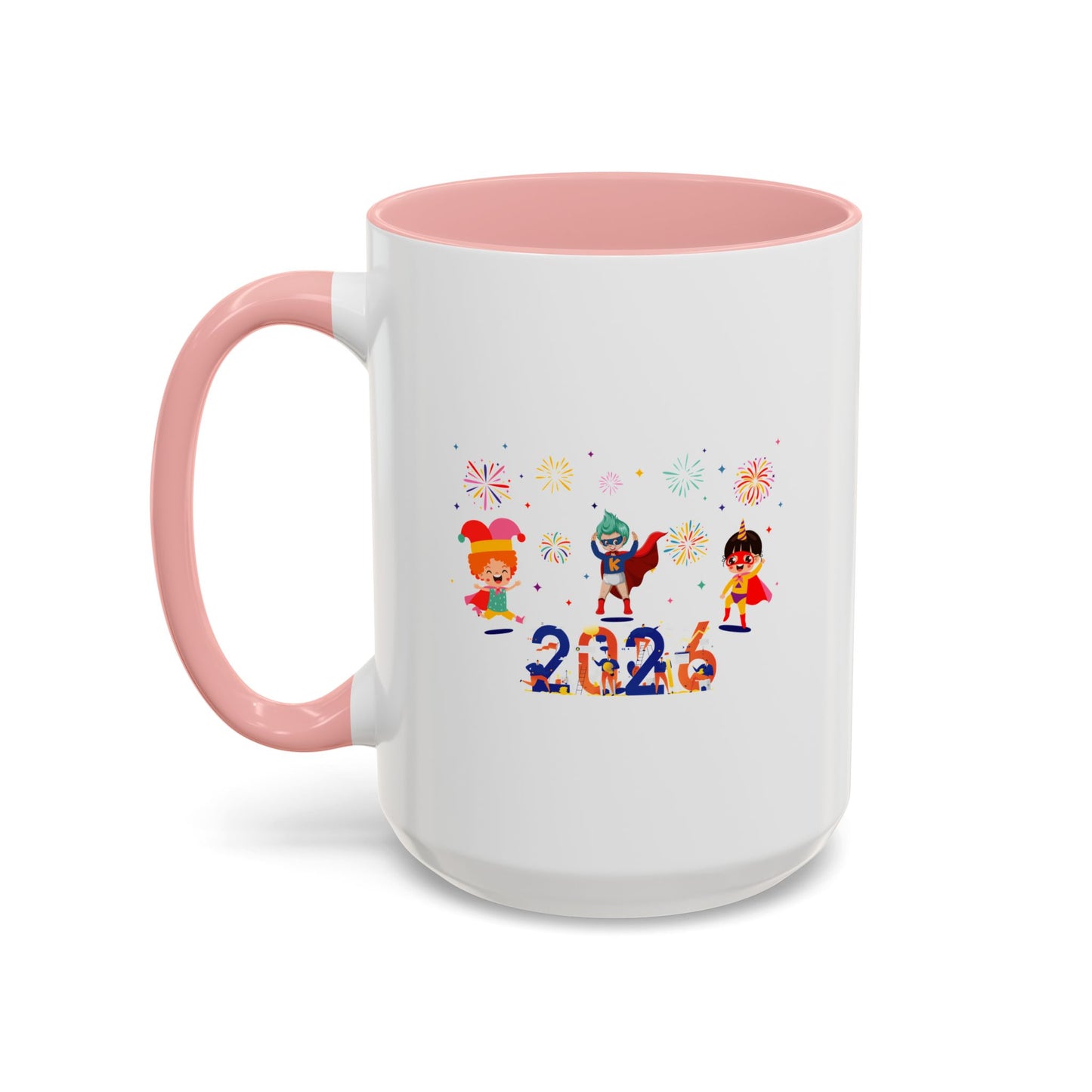 Accent Coffee Mug - Super kiddo and other hero