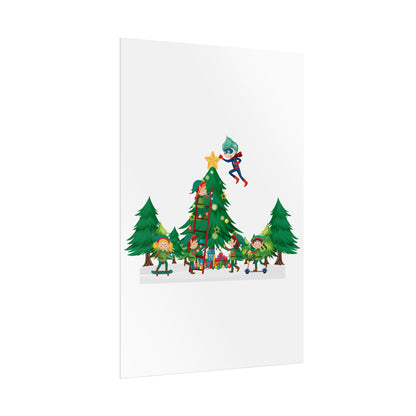 Rolled Posters - Super kiddo putting the stars - [[{"value":"Wonderwear Kid"}]]