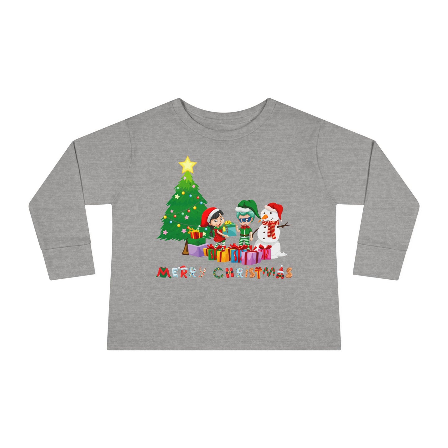Toddler Long Sleeve Tee - Super kiddo preparing gifts - [[{"value":"Wonderwear Kid"}]]