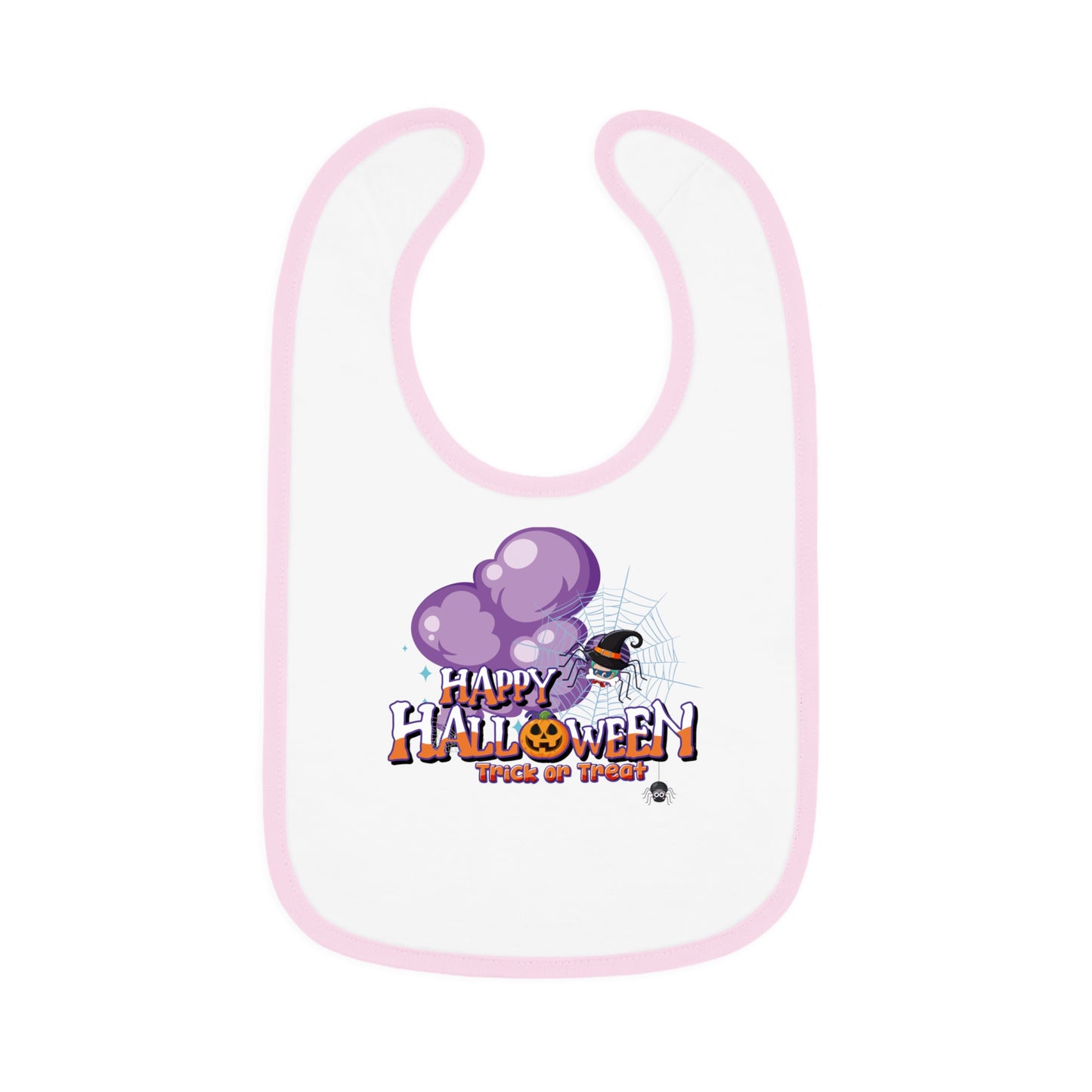 Baby Bib - Happy holloween - spider kiddo