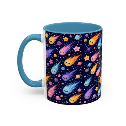 Accent Coffee Mug  (11/15 oz) - Cosmic Comet