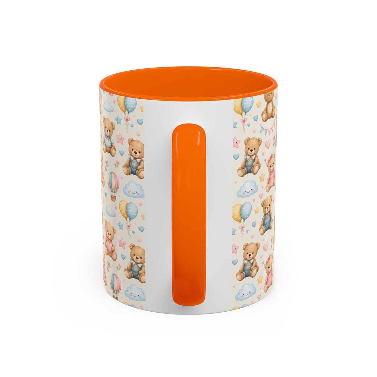 Accent Coffee Mug  (11/15 oz) - Pastel Teddy Bear Nursery