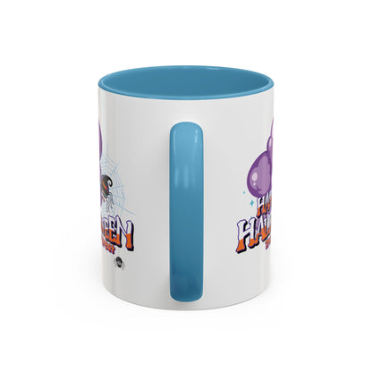 Accent Coffee Mug - Happy holloween - spider kiddo - [[{"value":"Wonderwear Kid"}]]