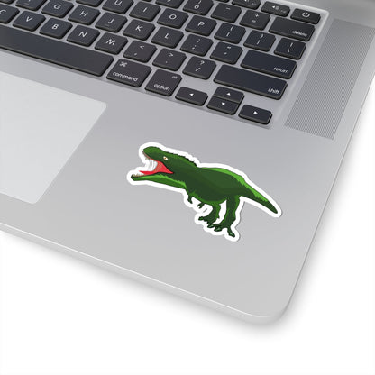 Kiss-Cut Vinyl Decals - Tyrannosaurus Angry Printify