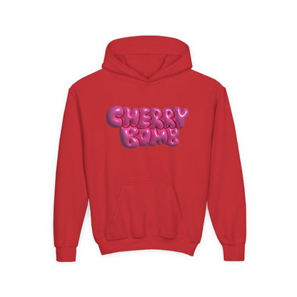 Kids Cherry Bomb Hoodie Printify