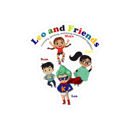Halloween Kiss-Cut Vinyl Decals – Leo & Friends - Learning and growing - [[{"value":"Wonderwear Kid"}]]