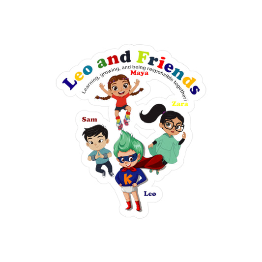 Halloween Kiss-Cut Vinyl Decals – Leo & Friends - Learning and growing - [[{"value":"Wonderwear Kid"}]]